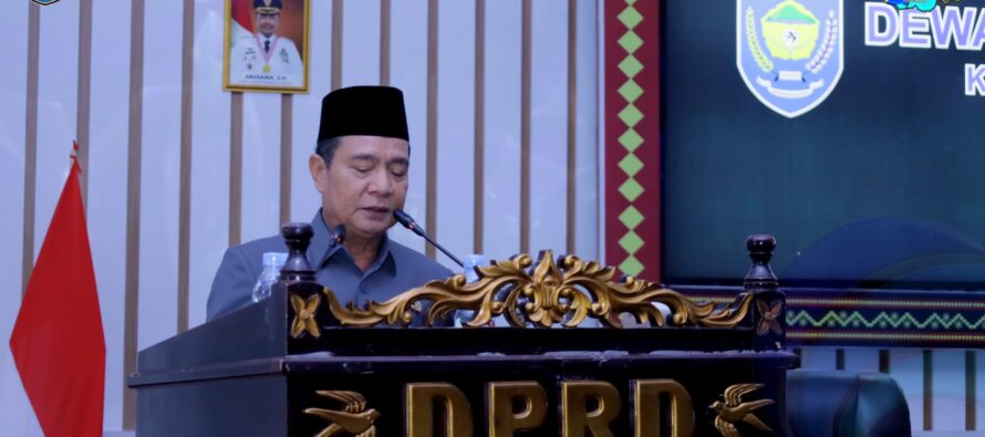 WAKIL BUPATI OKU SELATAN HADIRI RAPAT PARIPURNA DPRD KABUPATEN OKU SELATAN MASA PERSIDANGAN PERTAMA TAHUN SIDANG 2025/2026.