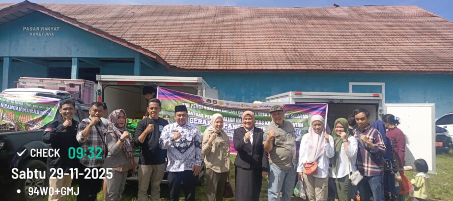 GIAT TPID OKU SELATAN GELAR OPERASI PASAR DI KECAMATAN BUAY PEMACA UNTUK TEKAN INFLASI