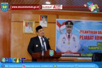 BUPATI ABUSAMA, SH., LANTIK PEJABAT ADMINISTRATOR DAN PENGAWAS DI LINGKUNGAN PEMKAB OKU SELATAN