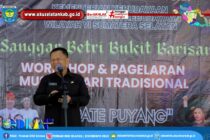 ASISTEN I SETDA OKU SELATAN HADIRI WORKSHOP DAN PAGELARAN MUSIK SERTA TARI TRADISIONAL “SEPATE PUYANG”
