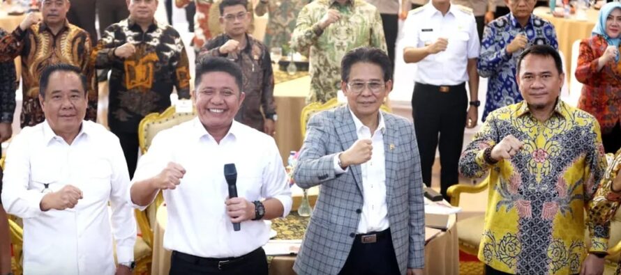 PEMKAB OKU SELATAN HADIRI RAKOR PENGUATAN SINERGI DAN KOLABORASI PEMBERANTASAN KORUPSI DI PROVINSI SUMATERA SELATAN