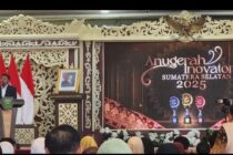 MEWAKILI BUPATI OKU SELATAN, ASISTEN II HADIRI PENGANUGRAHAAN INOVATOR SUMSEL TAHUN 2025.