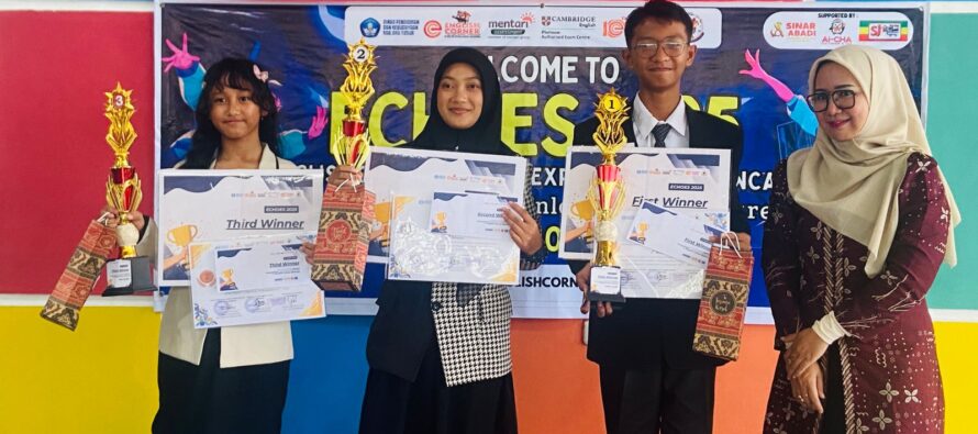 PELAJAR OKU SELATAN SABET JUARA 1 DAN JUARA 2 PIDATO BAHASA INGGRIS ECHOES 2025 DI OKU TIMUR