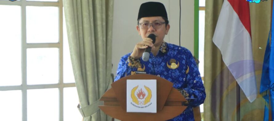 PLT. KEPALA DINAS KEPEMUDAAN DAN OLAHRAGA OKU SELATAN HADIRI RAPAT KERJA KONI KABUPATEN OKU SELATAN TAHUN 2025.