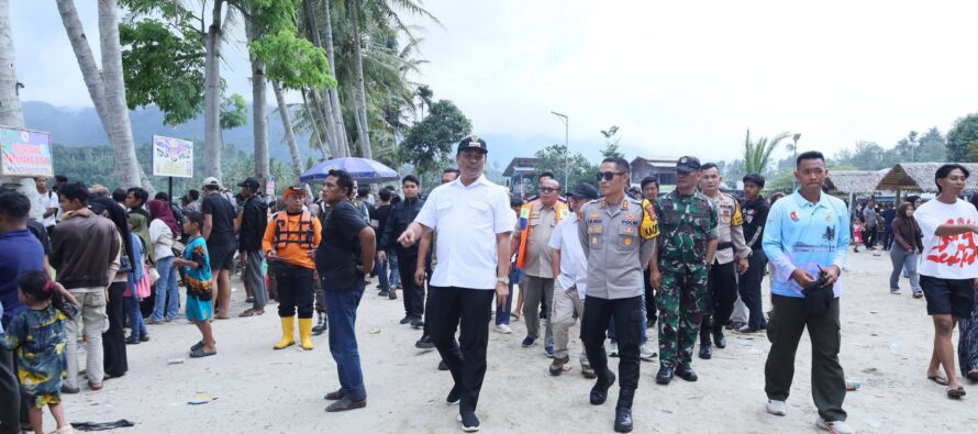 PASTIKAN PERAYAAN TAHUN BARU AMAN DAN NYAMAN, BUPATI ABUSAMA, SH., TINJAU LANGSUNG KE LOKASI WISATA