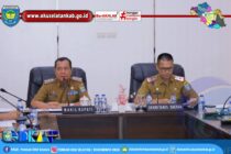 REPRESENTATIVE H. MISNADI LEADS THE INITIAL WORKING MEETING IN 2026 IN THE SOUTH OKU HEADQUARTERS.