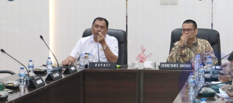 THE DISTRICT OF ABUSAMA, SH. , LEADING THE COORDINATION MEETING FOR THE PREPARATION OF THE 22ND ANNIVERSARY OF OKU SOUTH DISTRICT