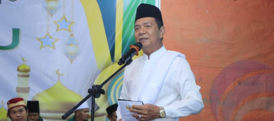 THE DEPUTY REGENTAL OF OKU SOUTH ATTENDS TASYAKURAN OF BINNI’MAH ISRA MI’RAJ AT PONPES RAUDLOTUS SHOLIHIN