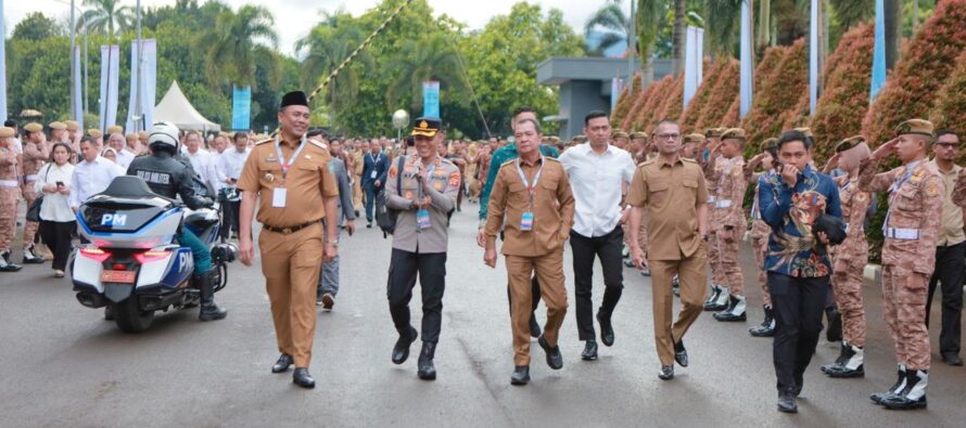 PERKUAT SINERGI PUSAT DAN DAERAH, BUPATI DAN WAKIL BUPATI OKU SELATAN HADIRI RAKORNAS 2026 MENUJU INDONESIA EMAS 2045