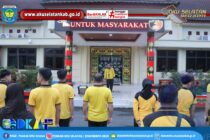 WAKA POLRES OKU SELATAN PIMPIN APEL PERSIAPAN GOTONG ROYONG DI KAWASAN WISATA DANAU RANAU