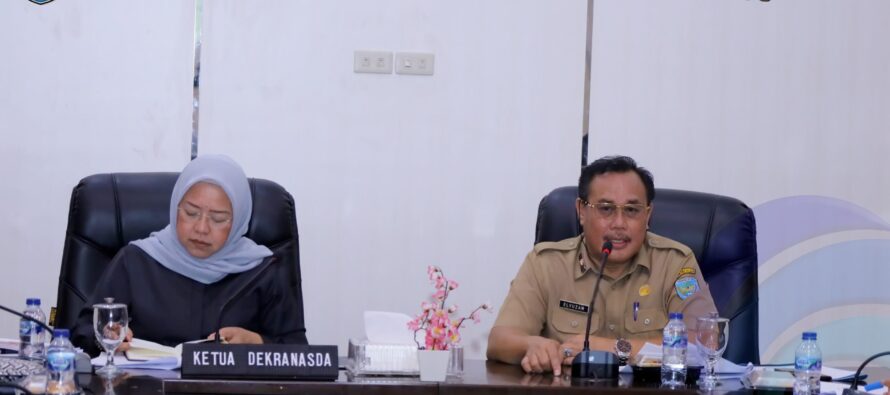 KETUA DEKRANASDA OKU SELATAN PIMPIN RAPAT KOORDINASI PENGURUS TAHUN 2026.