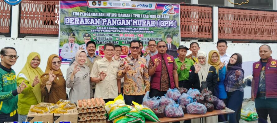 ASISTEN II PIMPIN GERAKAN PANGAN MURAH SAMBUT BULAN SUCI RAMADHAN 1447 H DI KABUPATE OKU SELATAN.