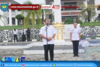 BUPATI ABUSAMA PIMPIN APEL GABUNGAN, TEKANKAN DISIPLIN DAN PELAYANAN JELANG RAMADHAN