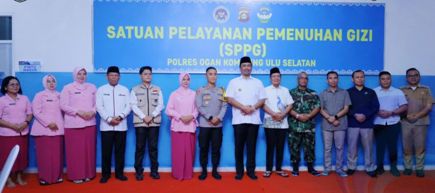 BUPATI OKU SELATAN HADIRI LAUNCHING DAPUR MAKAN BERGIZI GRATIS SPPG POLRES OKU SELATAN