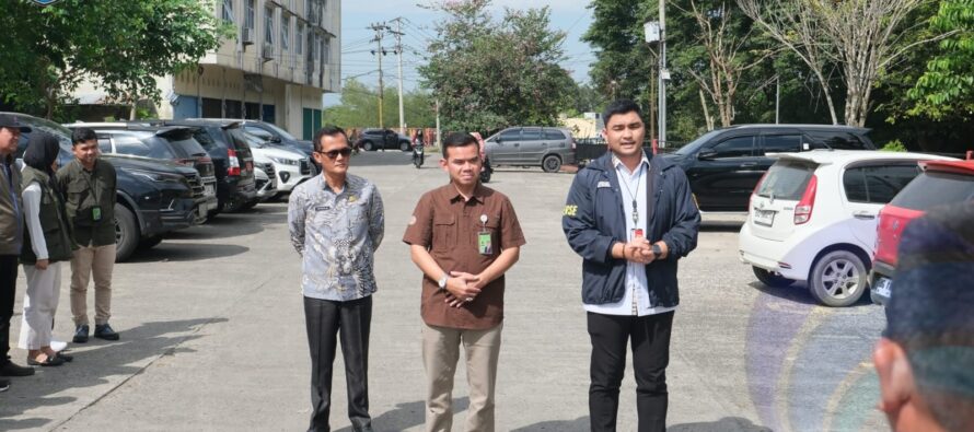 ASISTEN PEREKONOMIAN OKU SELATAN HADIRI PEMANTAUAN SATGAS SABER PANGAN DI PASAR SAKA SELABUNG