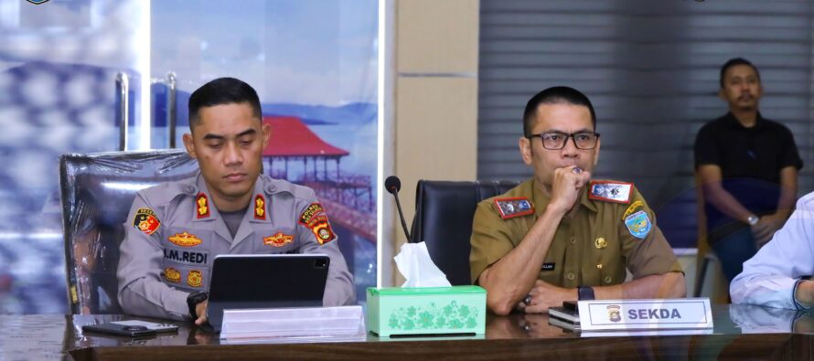 SINERGI PENGAMANAN IDUL FITRI 1447 H, SEKDA OKU SELATAN IKUTI RAKOR OPERASI KETUPAT 2026