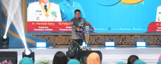 KETUA TP PKK OKU SELATAN HADIRI PERINGATAN HKG PKK KE-54, PERKUAT SINERGI PKK DAN DEKRANASDA DI SUMATERA SELATAN