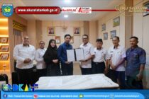 SEKDA OKU SELATAN TANDATANGANI BERITA ACARA HIBAH TANAH UNTUK PEMBANGUNAN MASJID PEMDA