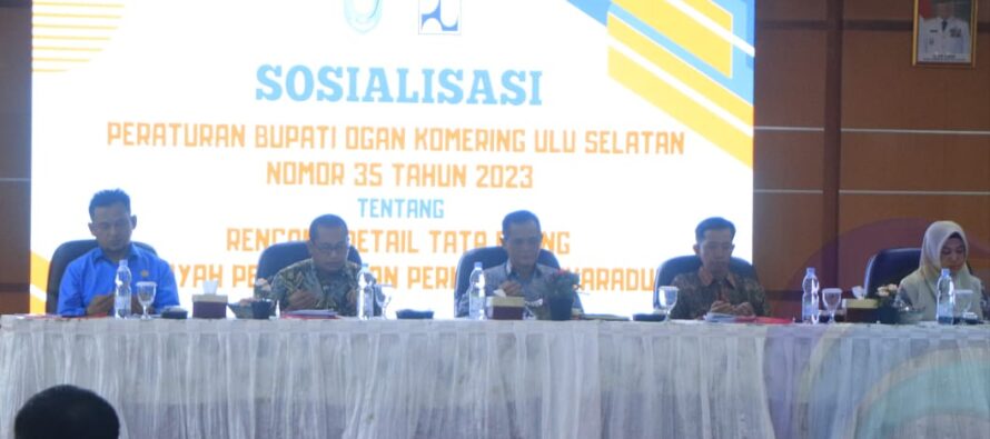 ASISTEN II BUKA SECARA RESMI SOSIALISASI PERATURAN BUPATI OKU SELATAN TENTANG RDTR PERKOTAAN MUARADUA 2023–2043