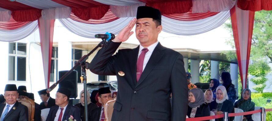 BUPATI OKU SELATAN PIMPIN UPACARA HARI OTONOMI DAERAH KE-30, TEKANKAN SINERGI DAN EFISIENSI ANGGARAN