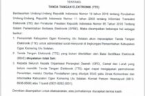 SURAT EDARAN NOMOR 046/149/DISKOMINFO/2024 TENTANG TANDA TANGAN ELEKTRONIK