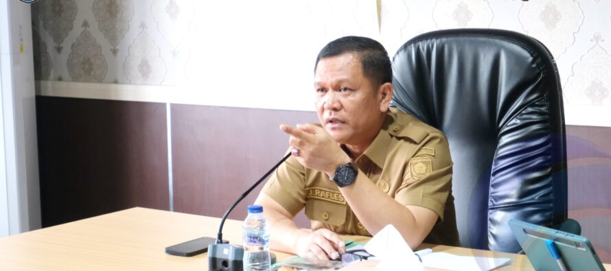 ASISTEN I OKU SELATAN PIMPIN RAKOR TINDAK LANJUT HASIL SURVEI PENILAIAN INTEGRITAS (SPI) 2025