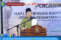 WAKIL BUPATI OKU SELATAN HADIRI HAFLAH WISUDA KHOTMIL QUR’AN KE-27 PONPES ROUDLOTUL QUR’AN