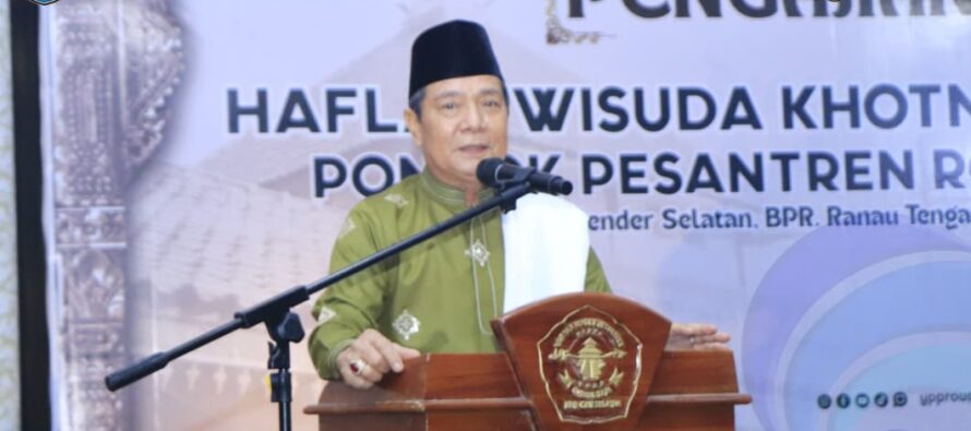 WAKIL BUPATI OKU SELATAN HADIRI HAFLAH WISUDA KHOTMIL QUR’AN KE-27 PONPES ROUDLOTUL QUR’AN