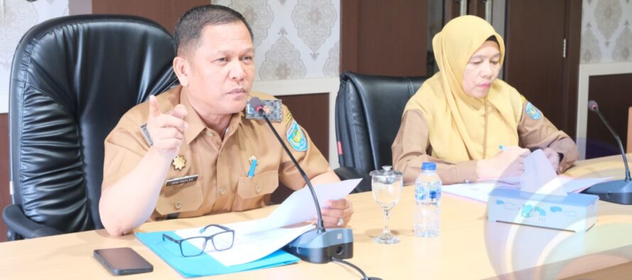 ASISTEN I PIMPIN RAPAT KOORDINASI DAN ASISTENSI PENYUSUNAN PELAPORAN PENILAIAN KEPATUHAN HAM KABUPATEN OKU SELATAN TAHUN 2026