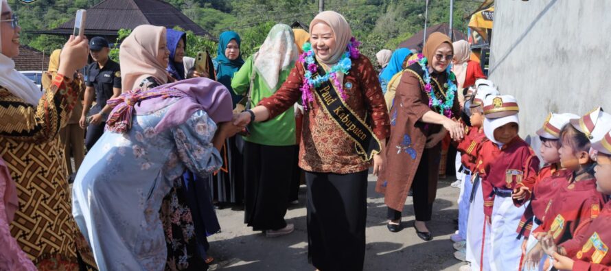 BUNDA PAUD OKU SELATAN BERIKAN PEMBINAAN PROGRAM POKJA PAUD DI KECAMATAN PULAU BERINGIN.