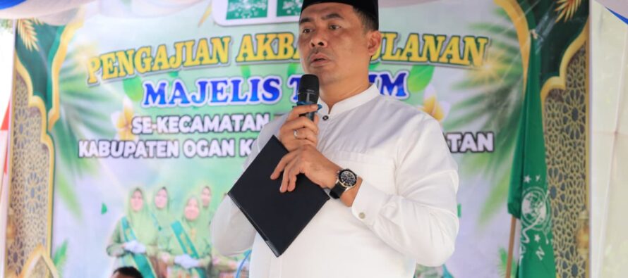 BUPATI OKU SELATAN HADIRI PENGAJIAN RUTIN BULANAN DI KECAMATAN BUAY PEMACA DAN BUANA PEMACA