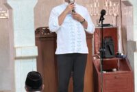 BUPATI OKU SELATAN LAKSANAKAN SAFARI JUMAT DI MASJID BESAR BAITURRAHMAN DESA BLAMBANGAN