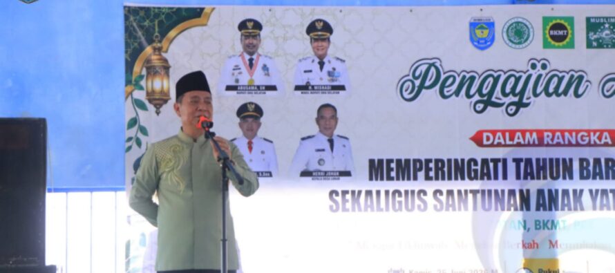 PENGAJIAN AKBAR DI SIMPANG, WABUP OKU SELATAN TEKANKAN SOLIDARITAS DAN KEMANDIRIAN UMAT