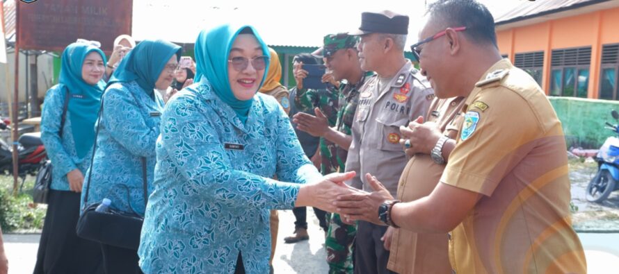 TP PKK PROVINSI SUMATERA SELATAN TINJAU LANGSUNG PELAKSANAAN 10 PROGRAM POKOK PKK DI OKU SELATAN