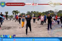 SEKDA OKU SELATAN HADIRI SENAM SEHAT ASN “OKUS BERJAYA”, WUJUDKAN ASN SEHAT, DISIPLIN, DAN PRODUKTIF