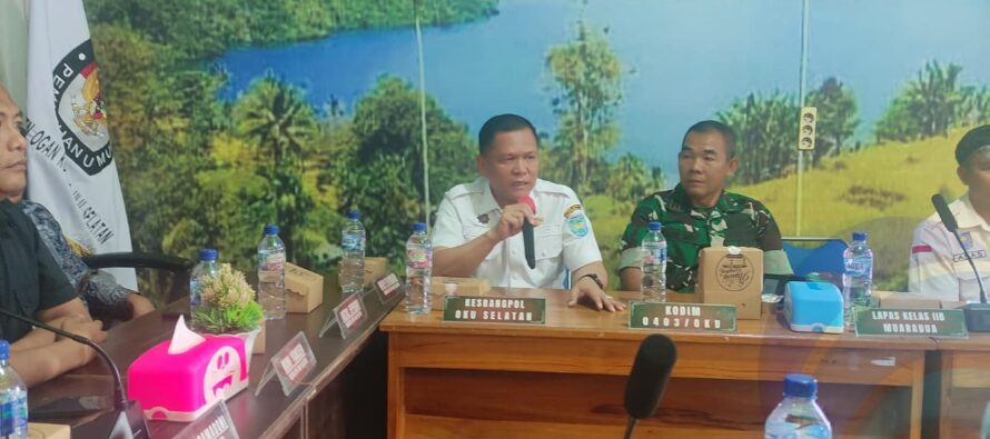 PLT. KEPALA KESBANGPOL OKU SELATAN HADIRI RAPAT PLENO TERBUKA REKAPITULASI PDPB TRIWULAN II TAHUN 2026