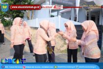 KETUA DWP PROVINSI SUMSEL LAKSANAKAN KONSOLIDASI DAN PENILAIAN SEKRETARIAT DWP KABUPATEN OKU SELATAN