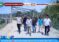 BUPATI OKU SELATAN TINJAU LOKASI PEMBANGUNAN JEMBATAN BARU BANTUAN BNPB PUSAT