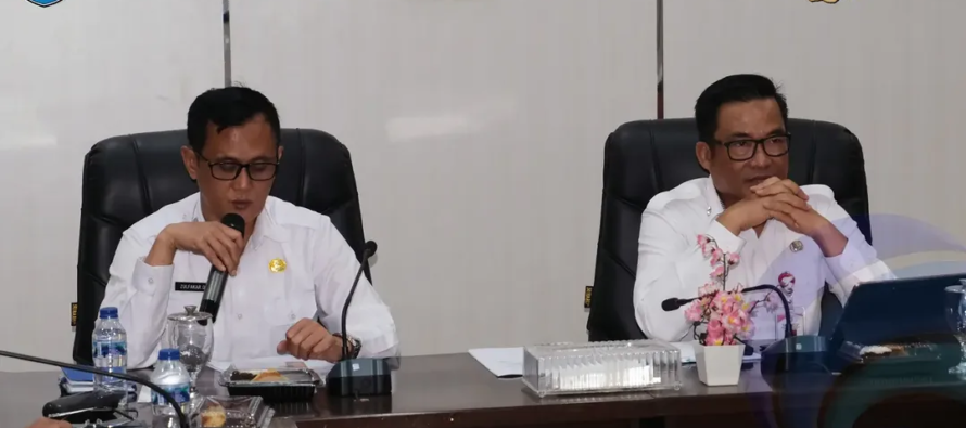RAKOR PENANGGULANGAN KEMISKINAN DAN PROGRAM 3 JUTA RUMAH, PEMKAB OKU SELATAN PERKUAT KOLABORASI DENGAN PEMPROV SUMSEL