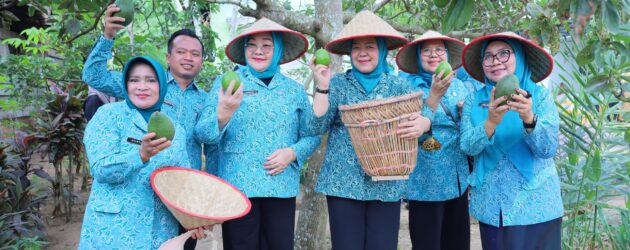 TP PKK OKU SELATAN IKUTI PENILAIAN LOMBA AKU HATINYA PKK TINGKAT PROVINSI SUMATERA SELATAN DI DESA SIPATUHU I