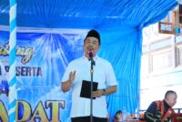 BUPATI ABUSAMA BUKA LOMBA SAMBAI ADAT PELAJAR SE-RANAU RAYA, PERKUAT PELESTARIAN BUDAYA LOKAL