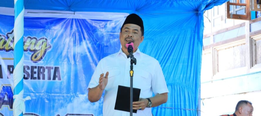 BUPATI ABUSAMA BUKA LOMBA SAMBAI ADAT PELAJAR SE-RANAU RAYA, PERKUAT PELESTARIAN BUDAYA LOKAL