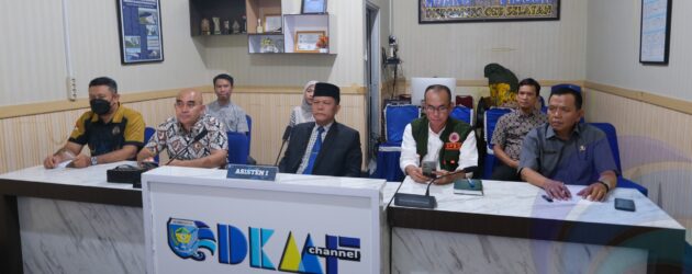 ASISTEN I OKU SELATAN IKUTI RAKOR PENANGANAN KARHUTLA BERSAMA KEMENDAGRI SECARA VIRTUAL